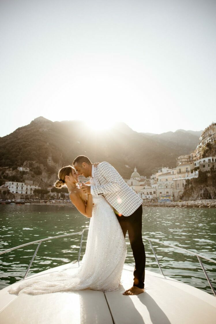Wedding Proposal on Board Amalfi Coast
